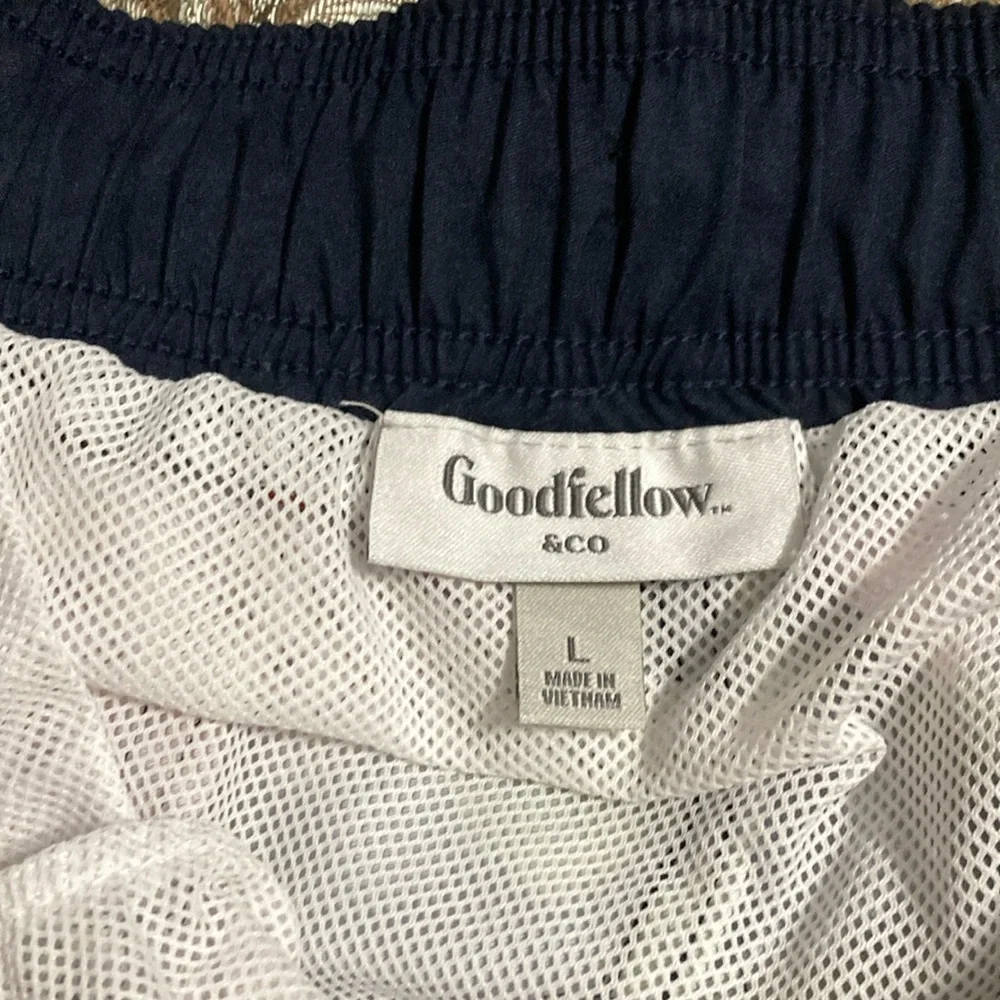 Goodfellow & Co Red and Green Board Shorts Swimwear - Picture 5 of 5